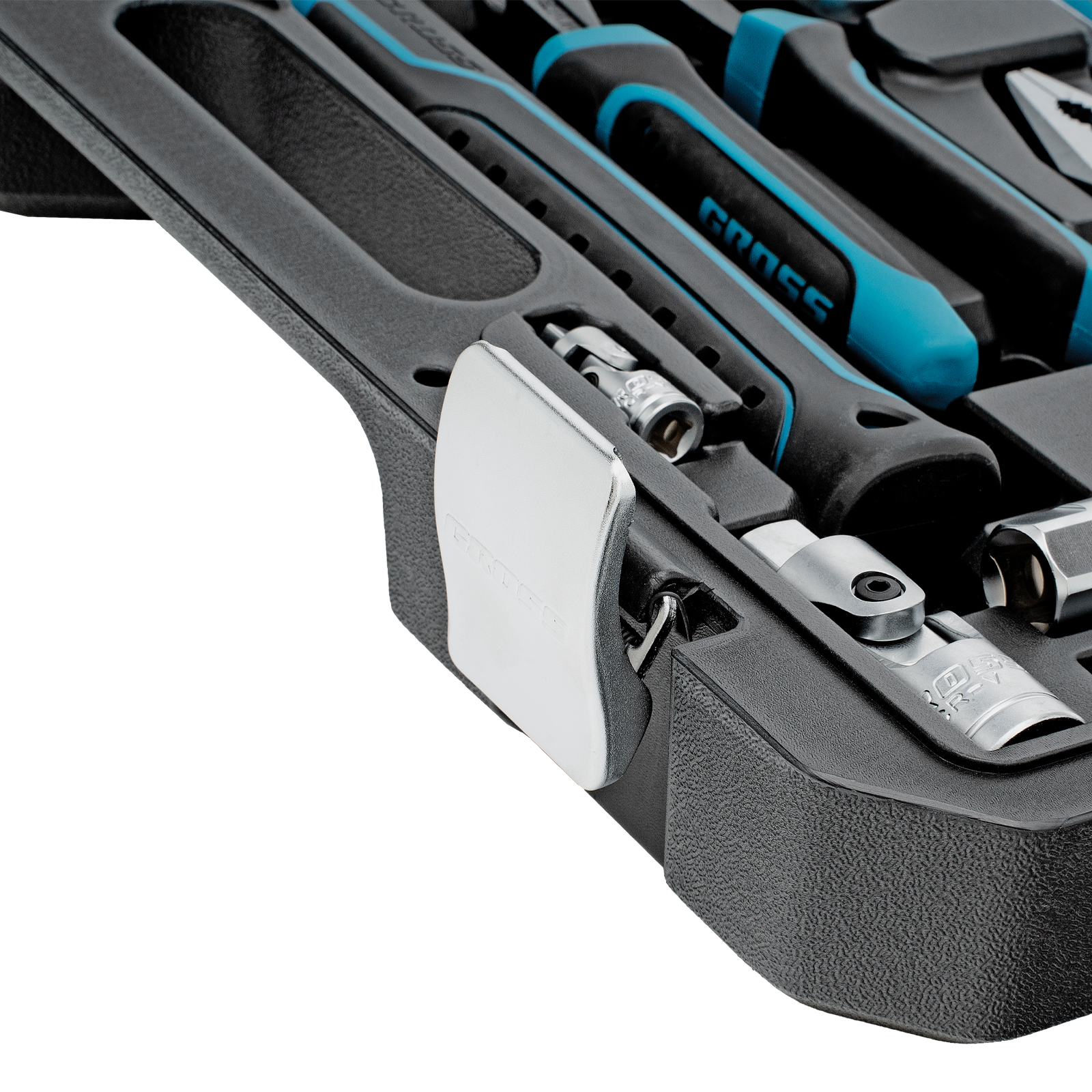 Набор инструментов, 1/4", 1/2", CrV, 120 зубьев, 76 предметов Gross