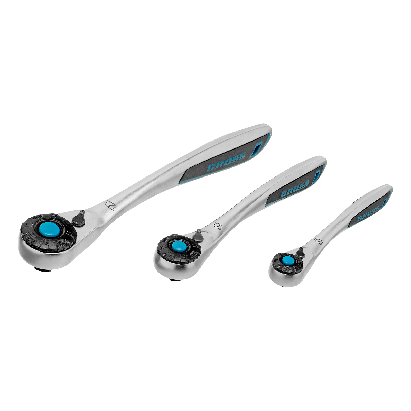 Набор инструментов, 1/2", 3/8", 1/4", CrV, 120 зубьев, 216 предметов Gross