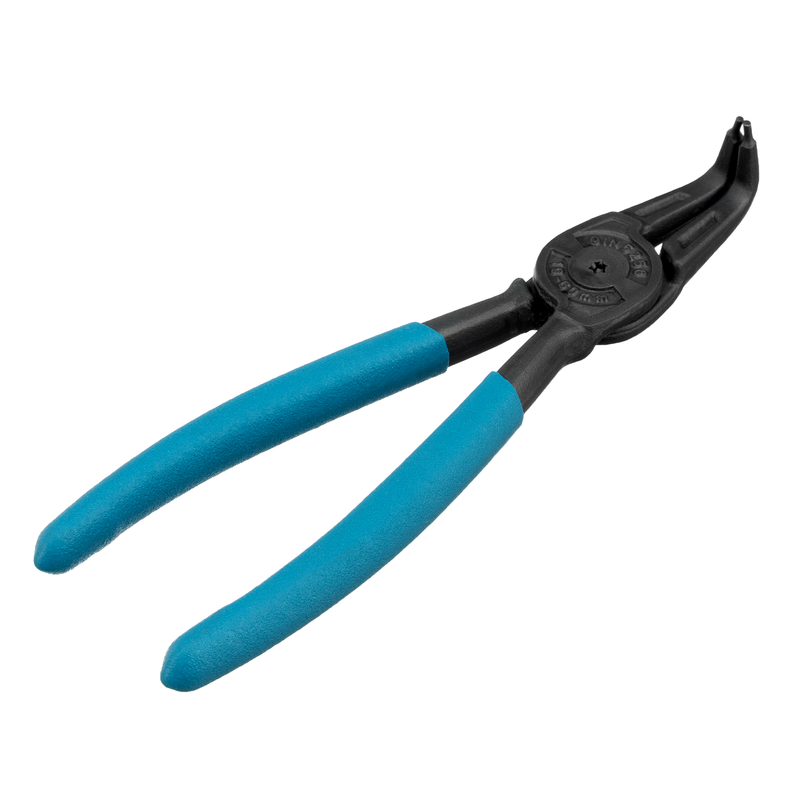 Съемник, 165 мм, для внутренних стопорных колец (19-60 мм) изогнутые губки (сжим) Gross