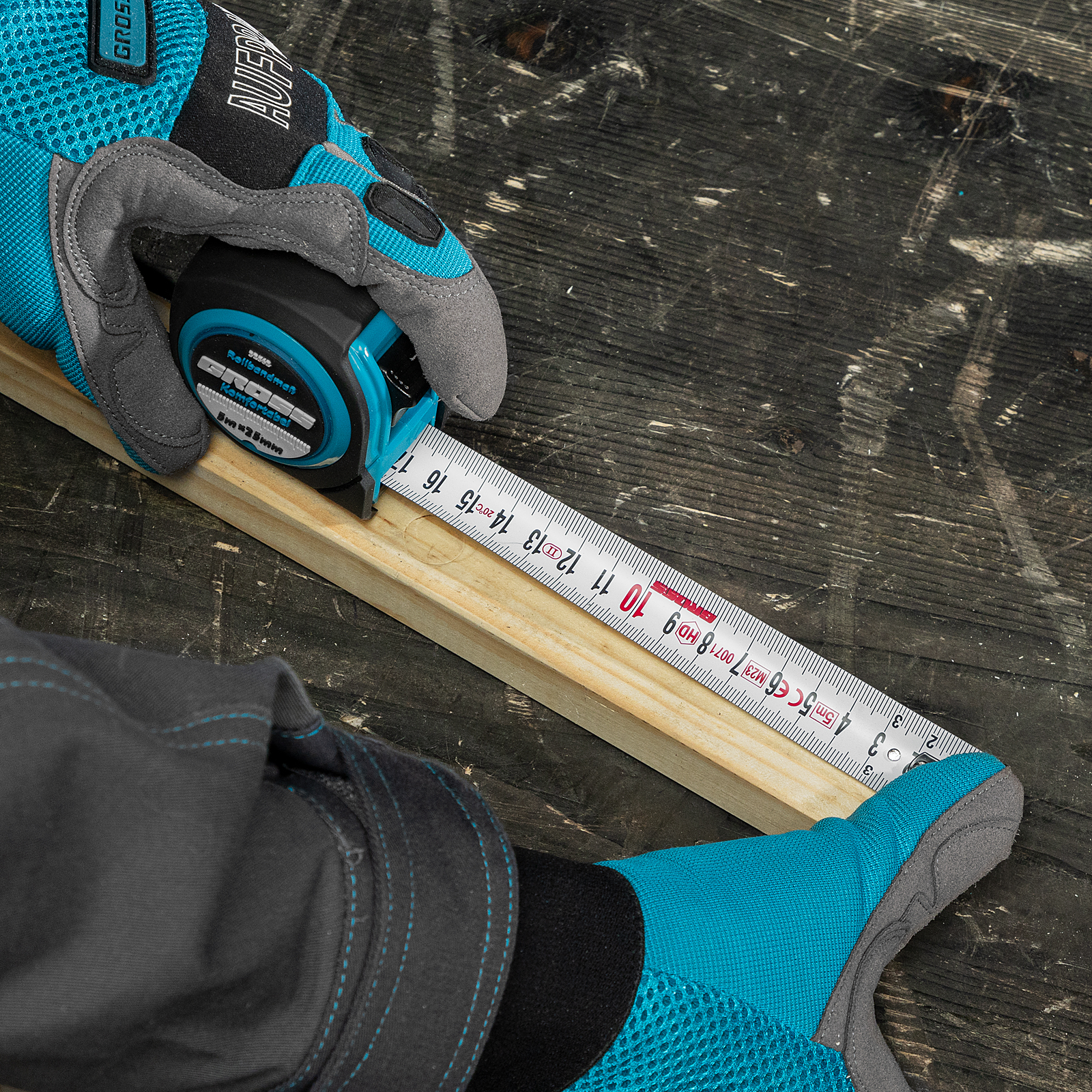 Рулетка Komfortabel 5 м х 25 мм,обрезиненный корпус Gross