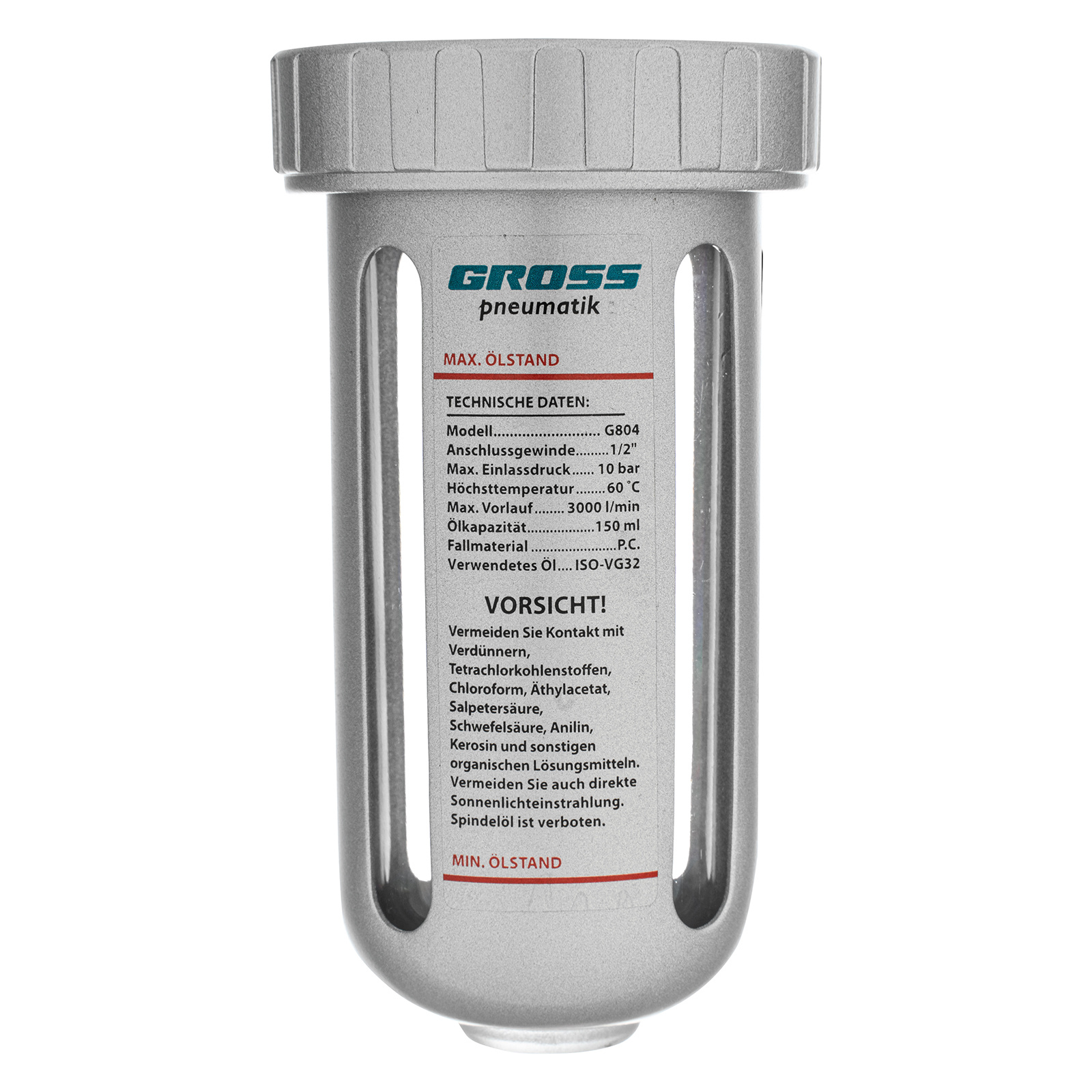 Блок подготовки воздуха регулятор-фильтр-лубрикатор G804, 1/2 Gross