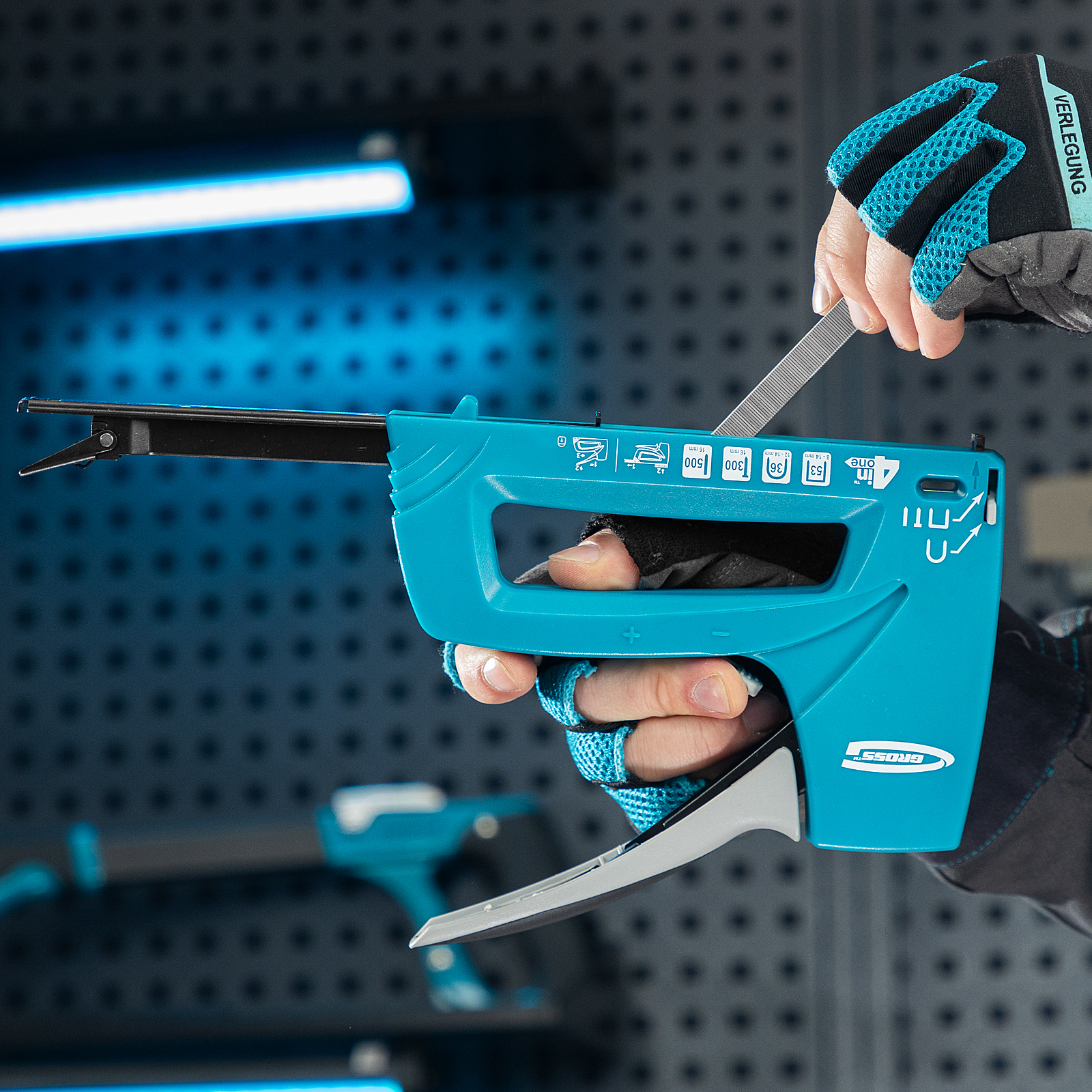 Скобы, 10 мм, для мебельного степлера, усиленные, тип 53, 1000 шт Gross