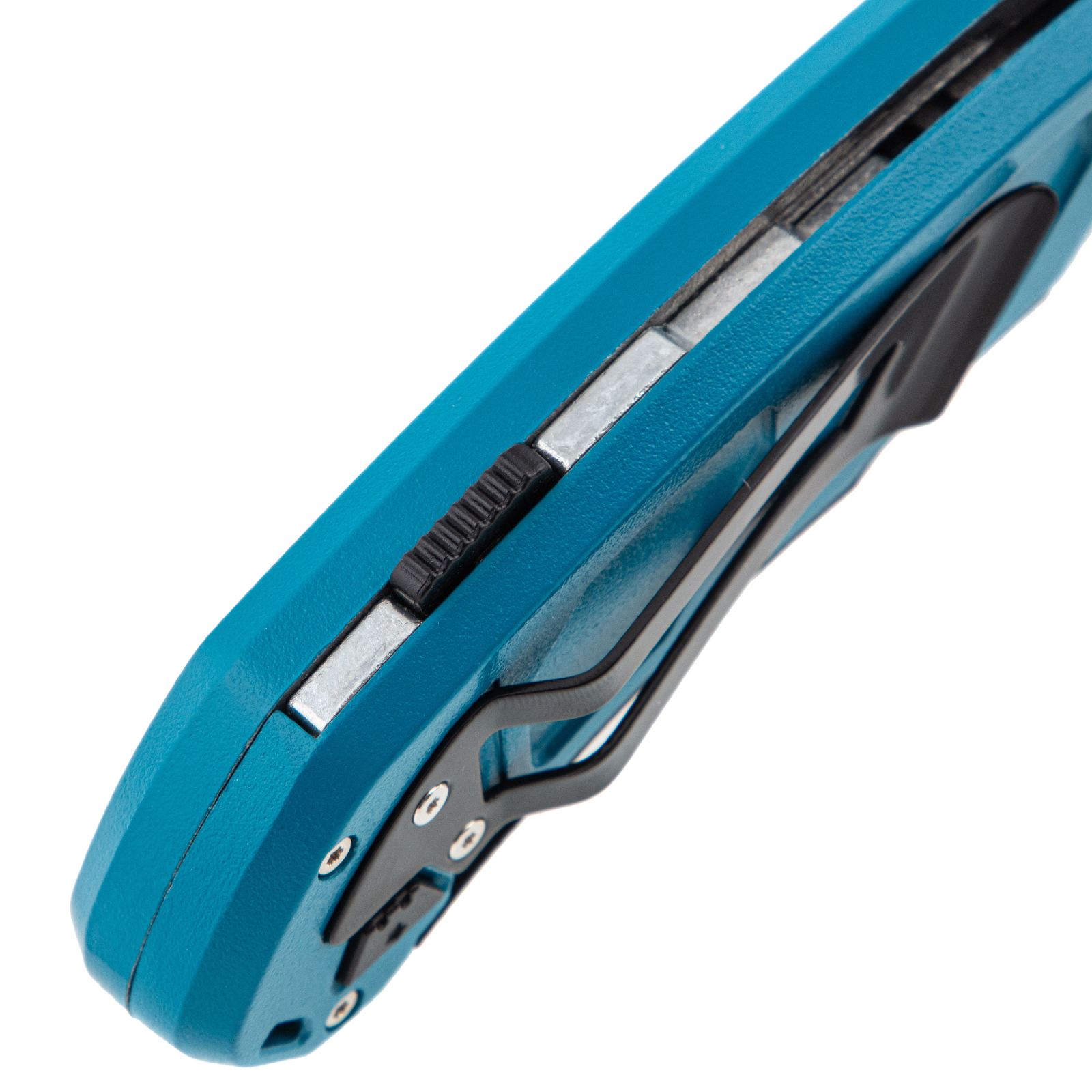 Нож, 130 мм, алюминиевый корпус, выдвижное трапециевидное лезвие 18 мм (SK-5) клипса для ремня, 4 лезвия Gross