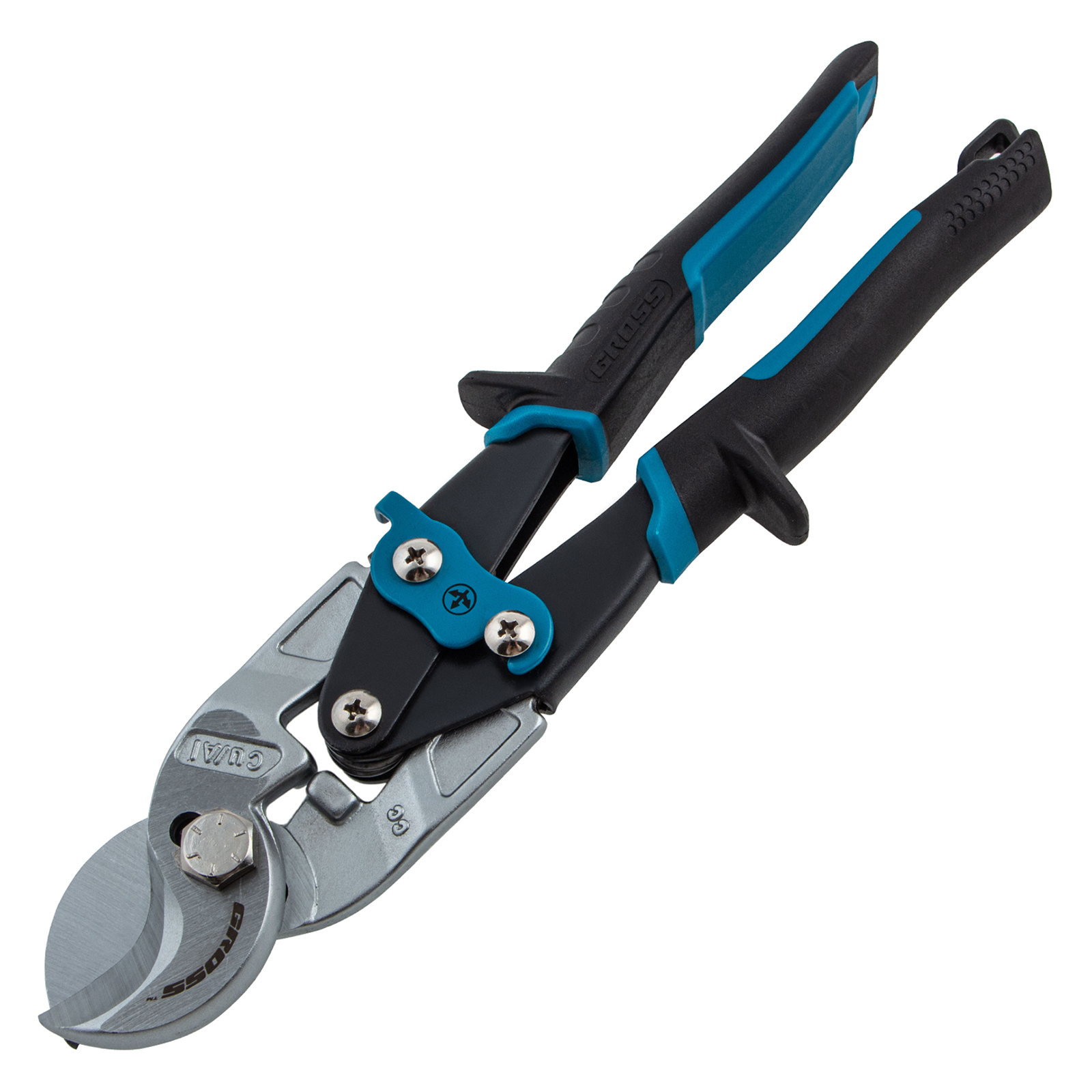 Кабелерез "Piranha", 240 мм, двухкомпонентные рукоятки, D кабеля до 14 мм, сечение 14 мм2 Gross