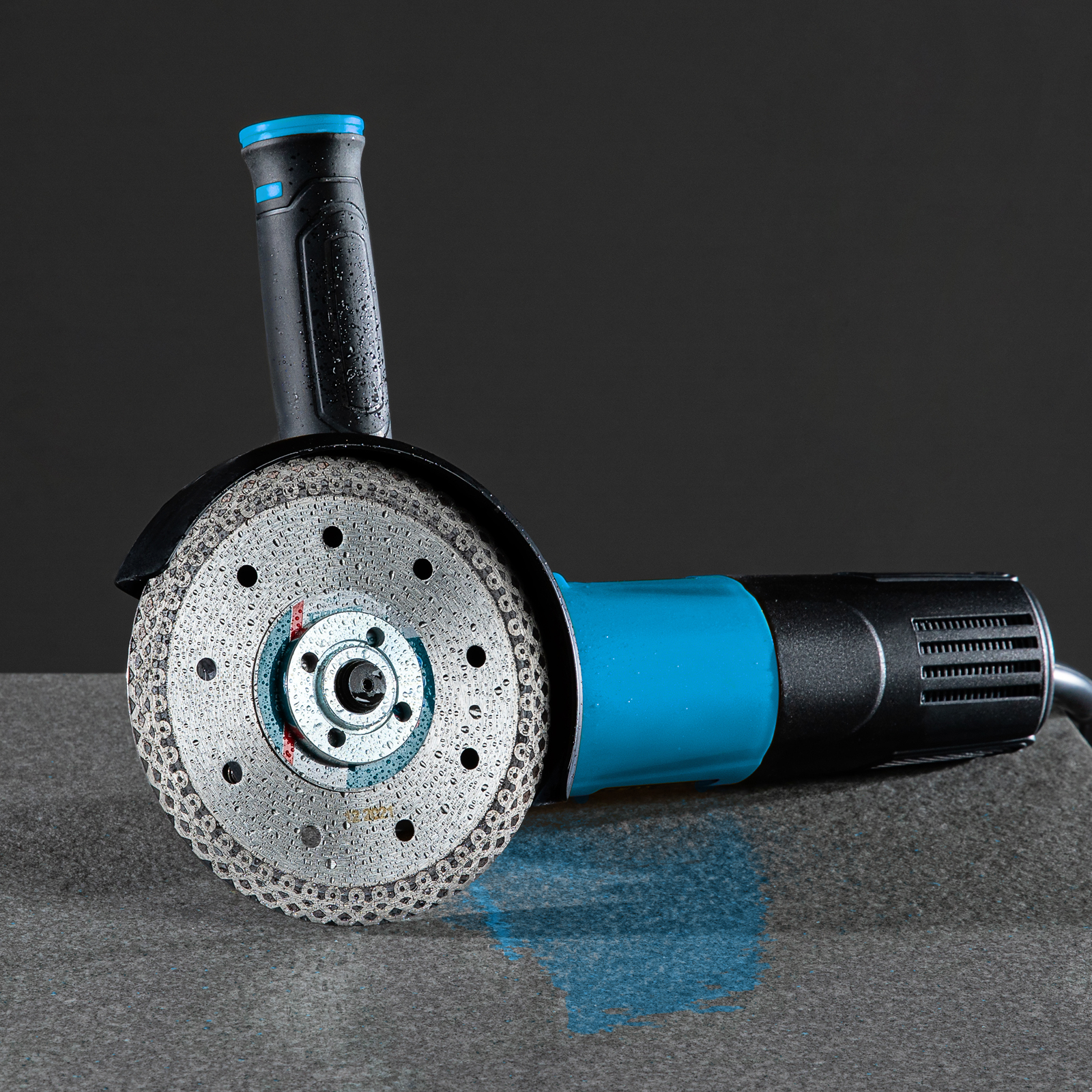 Диск алмазный, 125 х 22.2 мм, тонкий, сплошной (Jaguar) мокрая резка Gross