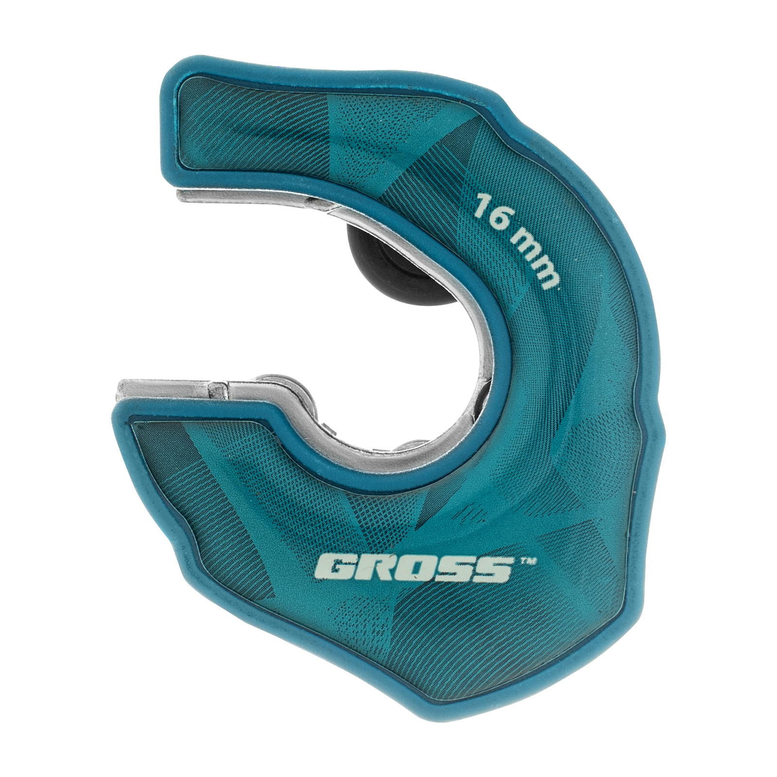 Труборез ладонный "Piranha", 16 мм, 1/2, автоматическая регулировка зажима трубы, трещотка с храповым механизмом, отверстие 1/4 Gross