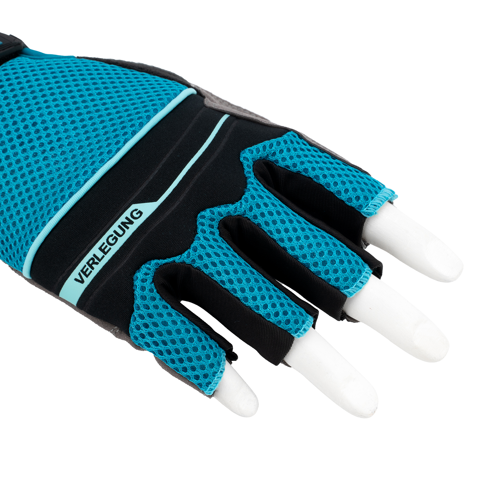 Перчатки комбинированные облегченные, открытые пальцы, AKTIV, размер L (9) Gross