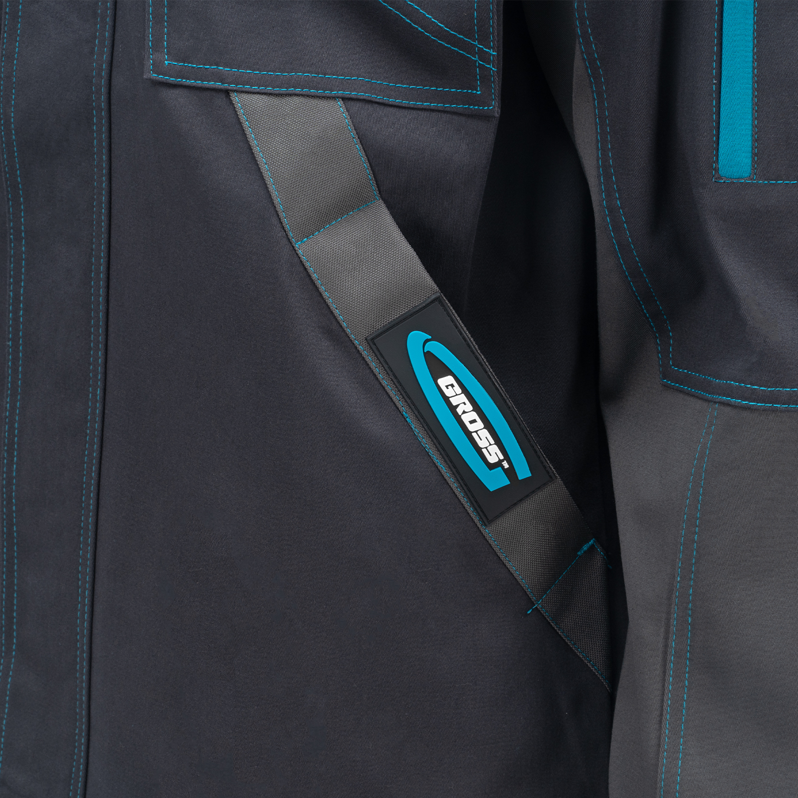 Куртка профессиональная рабочая, 97% хлопок 3% спандекс, M Gross