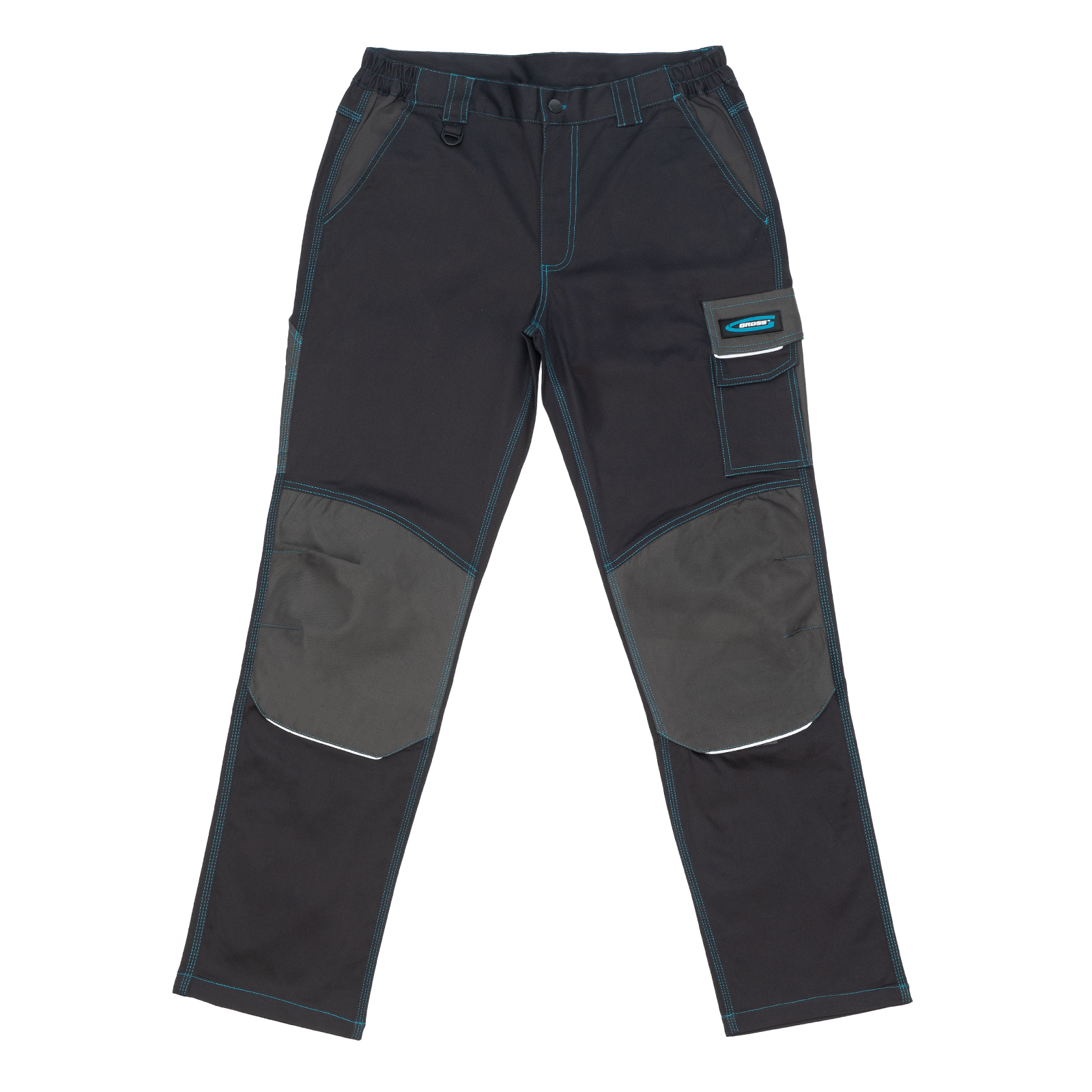 Брюки профессиональные рабочие, 97% хлопок 3% спандекс, L Gross