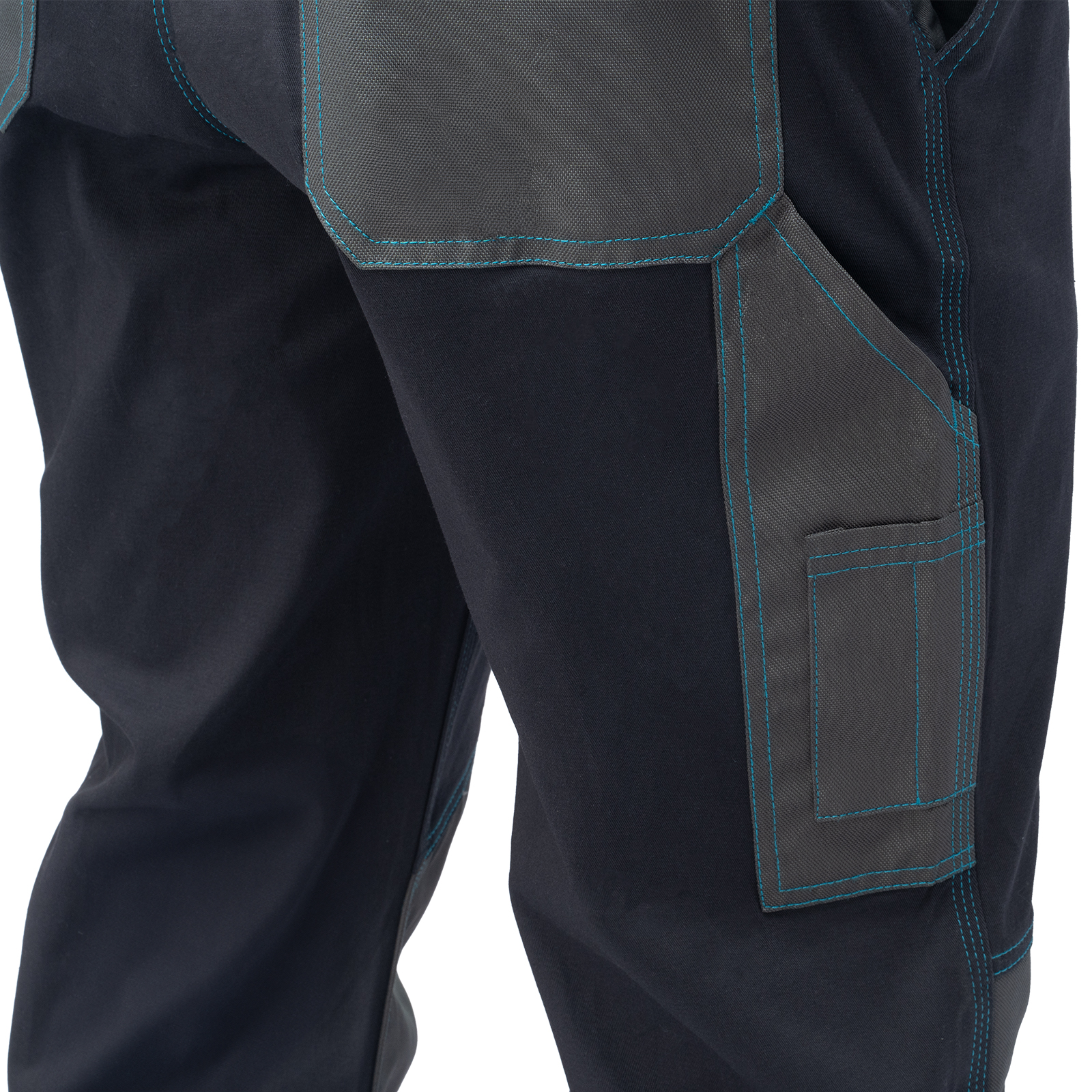 Полукомбинезон профессиональный рабочий, 97% хлопок 3% спандекс, L Gross