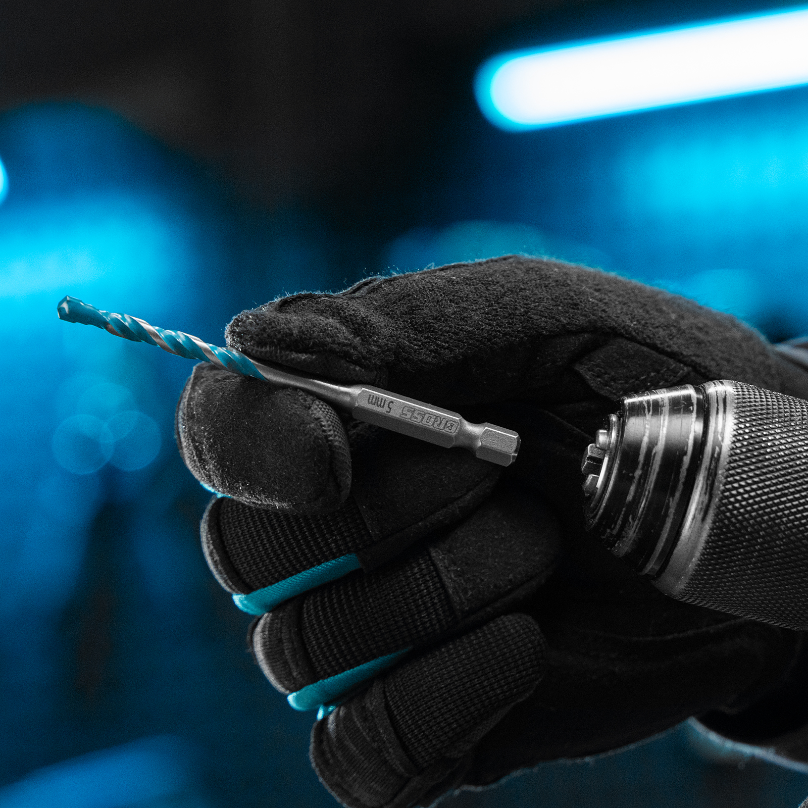 Набор сверл универсальных, Multipurpose PRO, 6-гр. хвостовик, 4-10мм, 5шт Gross