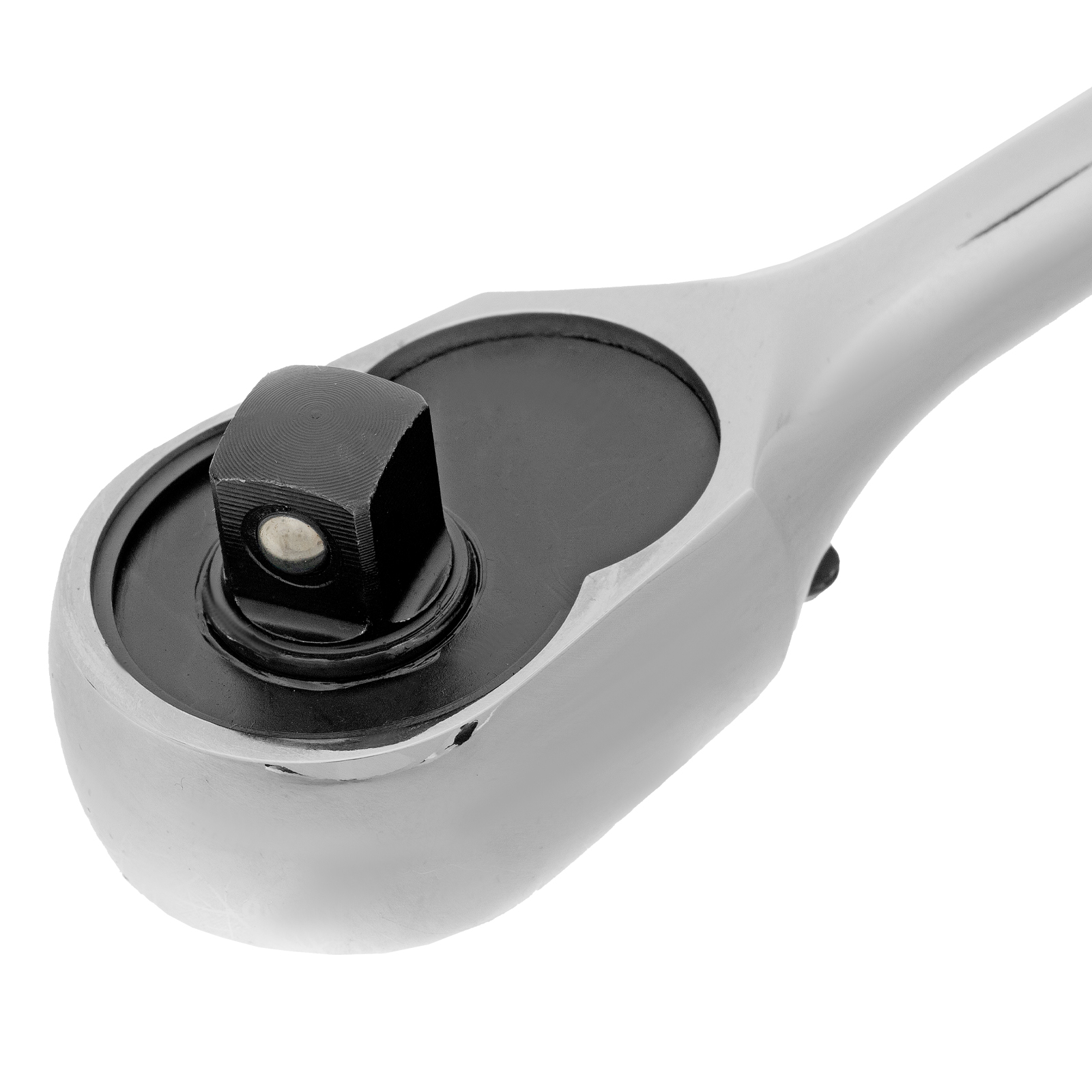 Ключ-трещотка 3/8", CrV, 120 зубьев, цельнометаллический, хром Gross