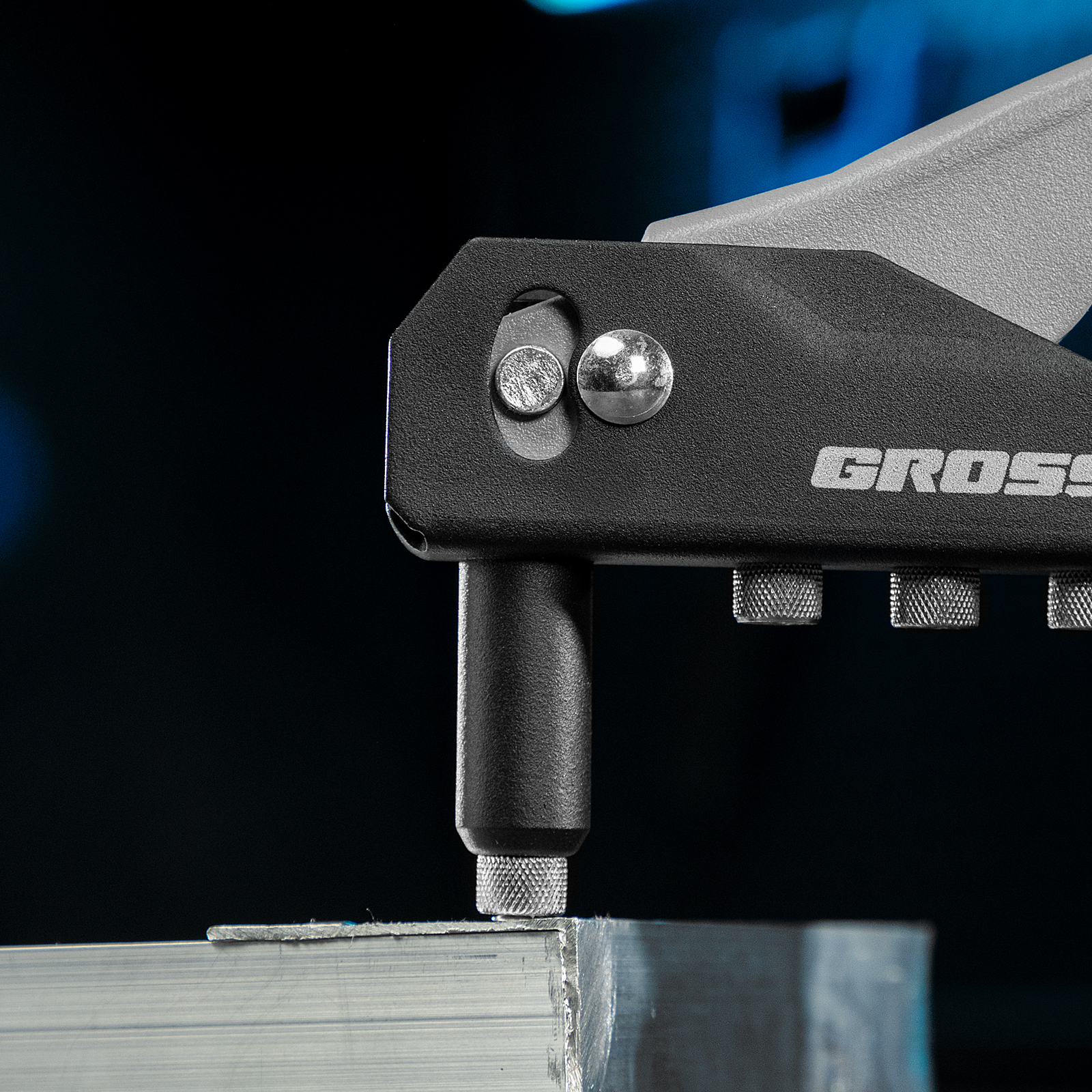 Заклепочник ручной, 260 мм, заклепки 2,4-3,2-4,0-4,8 мм Gross