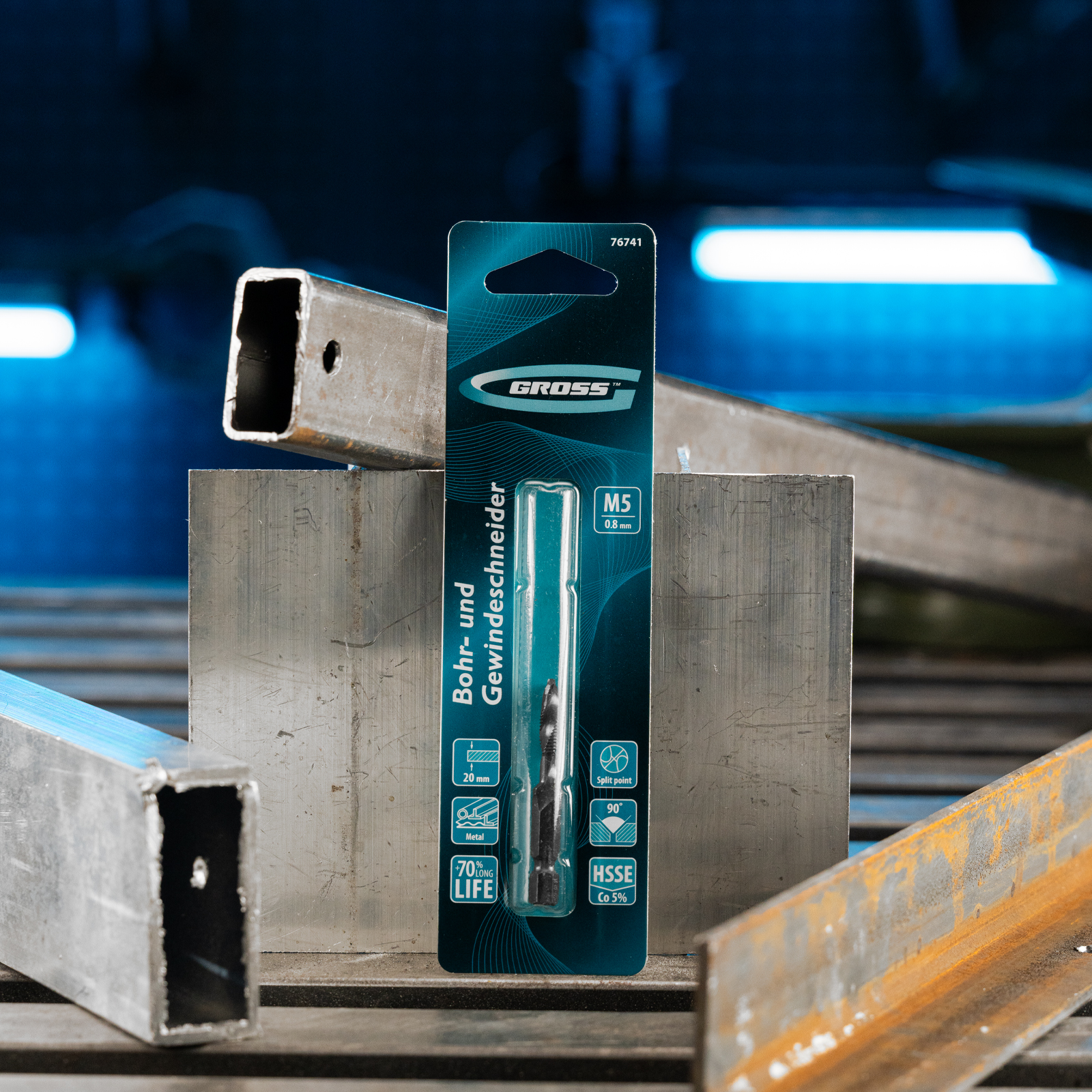 Сверло-метчик М5 х 0,8 мм, Co5%// Gross