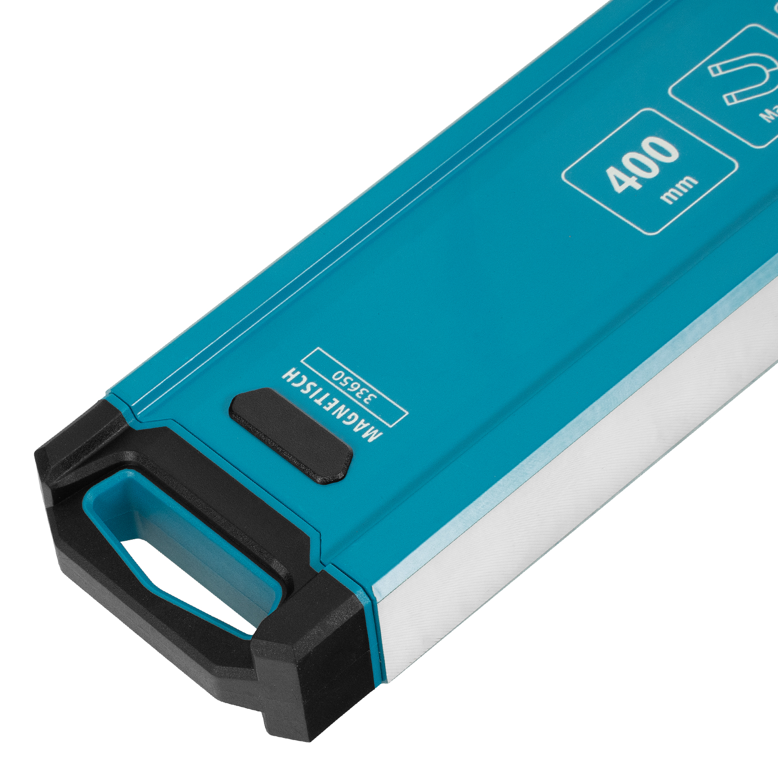 Уровень алюминиевый, магнит., фрезерованный, 2 глазка, 0,5 мм/м, 400 мм Gross