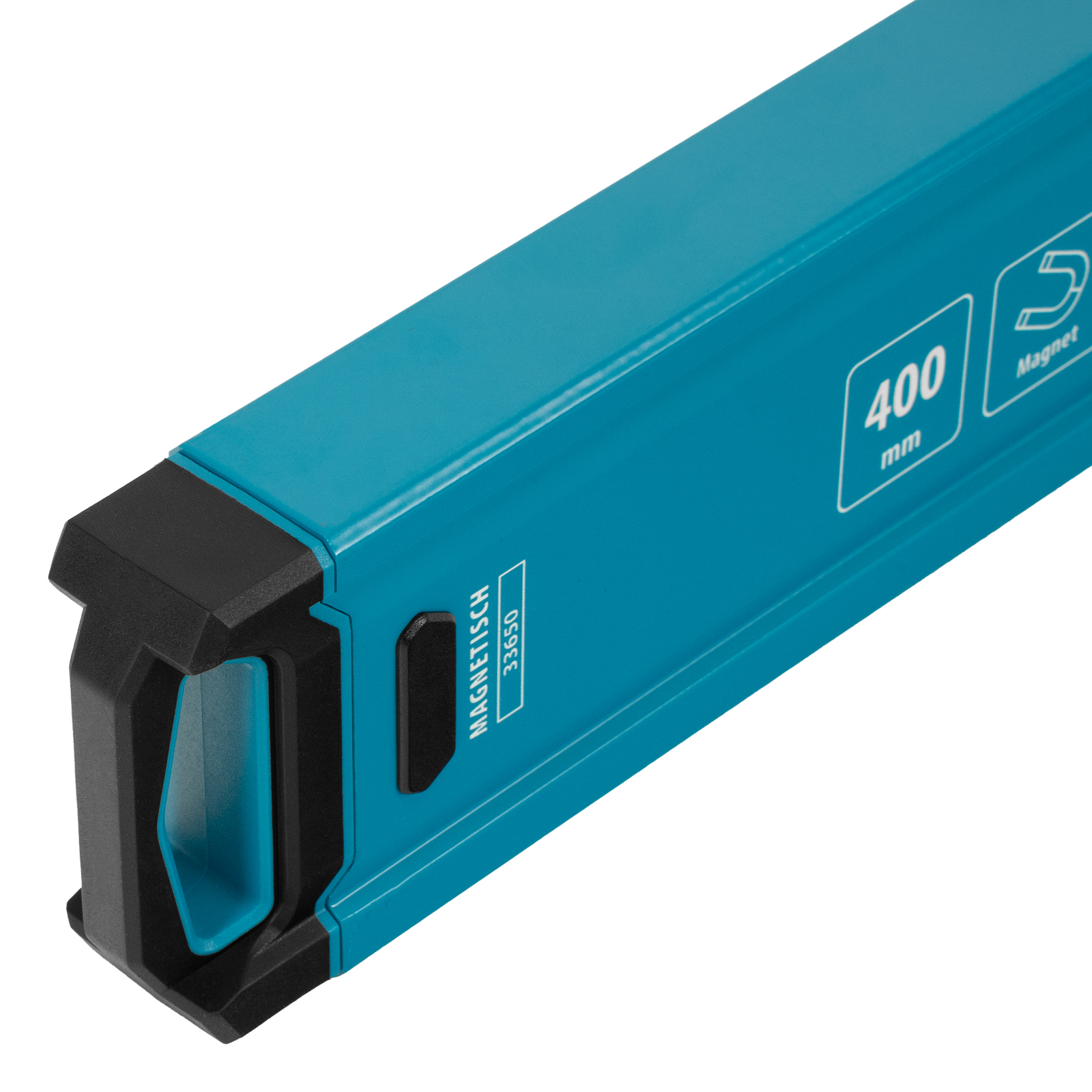 Уровень алюминиевый, магнит., фрезерованный, 2 глазка, 0,5 мм/м, 400 мм Gross