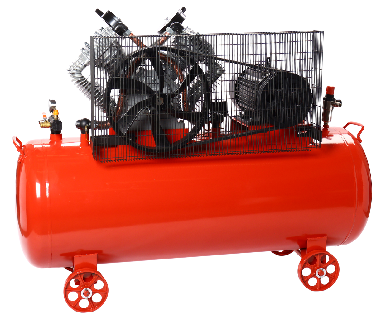 Компрессор поршневой ременной 380В 1200л/мин. ресивер-500л GTE