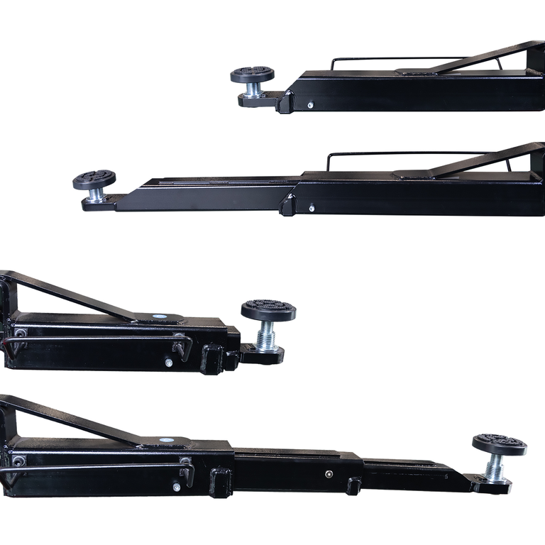 Подъемник электрогидравлический 4т 110-1900мм 2-х стоечный 220В ниж.синхрон. (электр. спуск) GTE