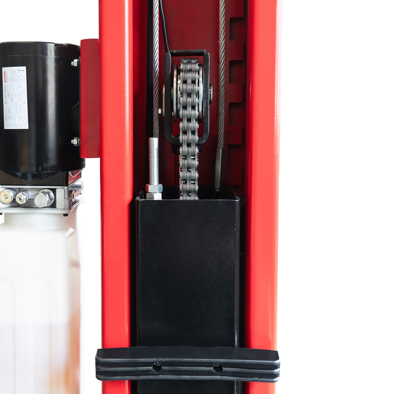 Подъемник электрогидравлический 4т 110-1900мм 2-х стоечный 380В верх.синхрон. (руч. спуск) GTE