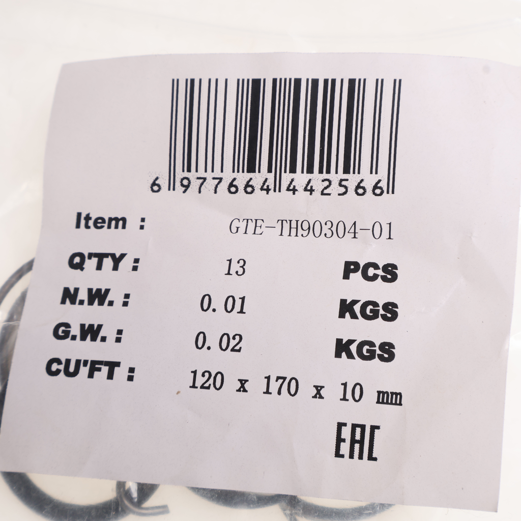 Ремкомплект для домкрата GTE-TH90304 (01) прокладки и уплотнения GTE