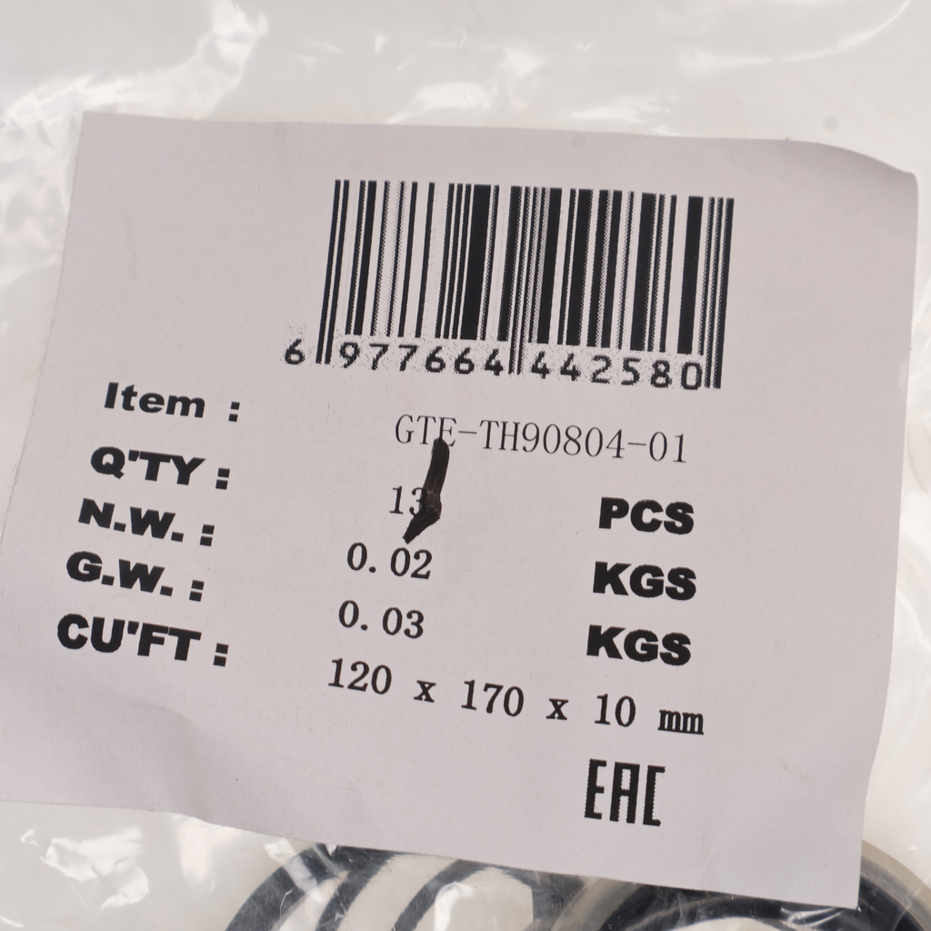 Ремкомплект для домкрата GTE-TH90804 (01) прокладки и уплотнения GTE