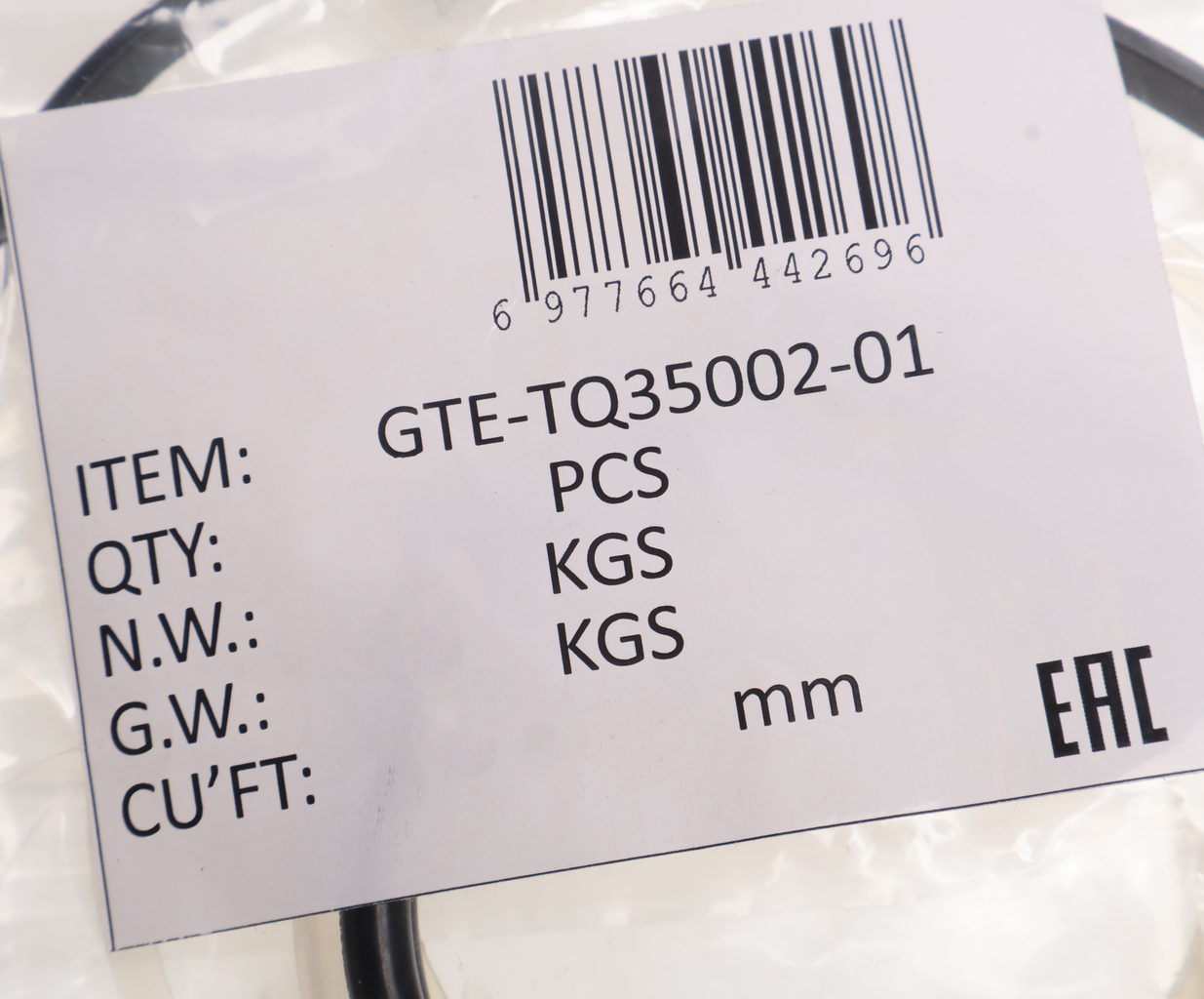 Ремкомплект для домкрата GTE-TQ35002 (01) прокладки и уплотнения GTE