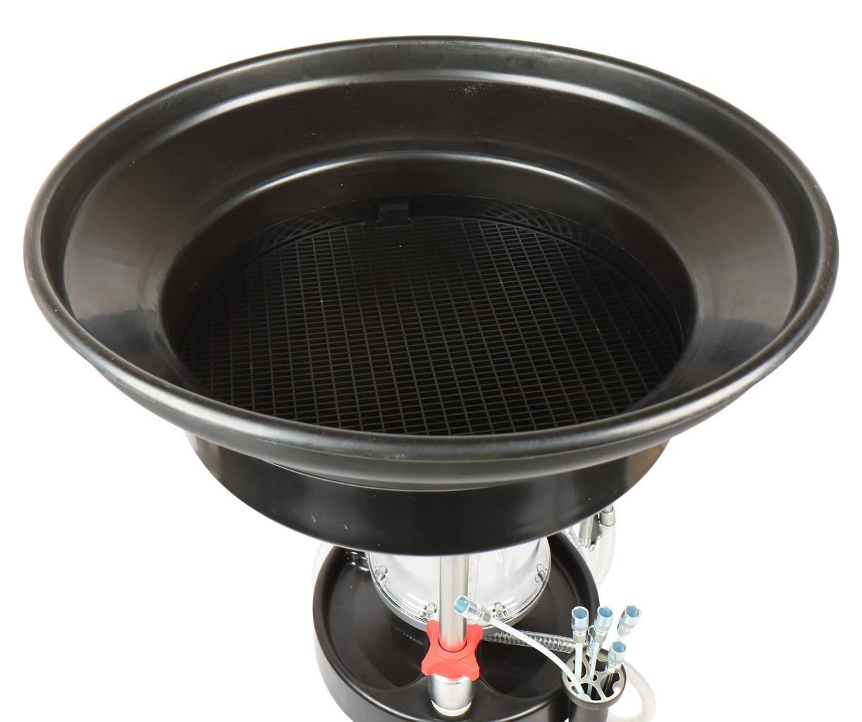 Установка для замены масла 90л с поворотным поддоном 15л и колбой GTE