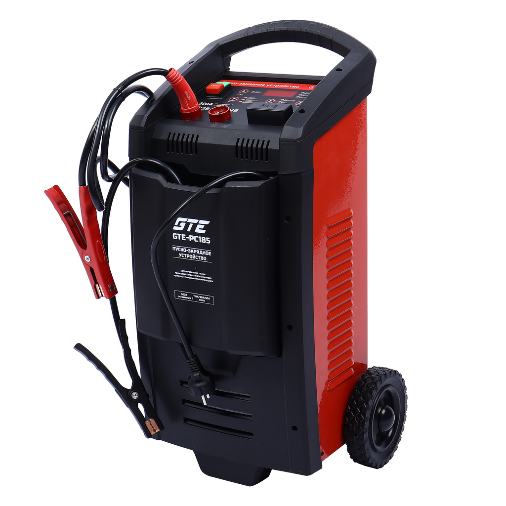 Устройство пуско-зарядное 12-24V/50-550Ач/500А передвижное GTE