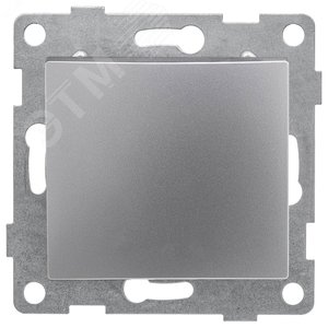 GUSI Bravo механизм переключателя (проходной) 1кл., скрытая  установка,  10А, 250В. Цвет: серебро.