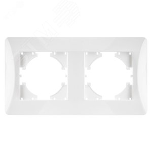 GUSI Ugra РАМКА 2-местная, цвет  белый.