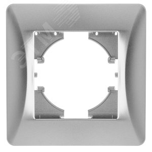 GUSI Ugra РАМКА 1-местная,  цвет  серебро.