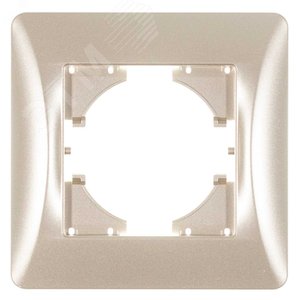 Ugra рамка 1-местная,   шампань