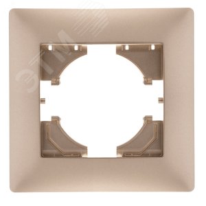 Bravo рамка 1-местная,   шампань