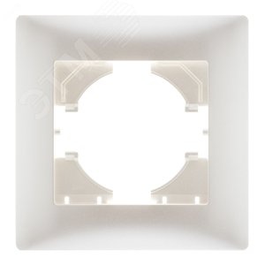 Bravo рамка 1-местная,  жемчуг