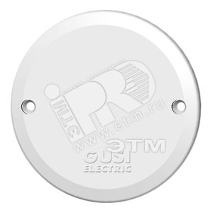 Крышка монтажной коробки белая