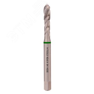 Метчик М 2,0х0,4 (Машинный, накатной) DIN371 HSSE-TiN 6HX C/2-3P 45мм a=2,1