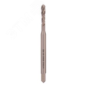 Метчик М 3,0х0,5 (Машинный, спиральный) DIN371 HSSEPM-TiN 6h C/2-3P R50 56мм a=2,7