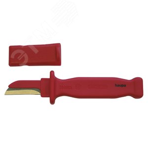 Нож электрика, прямое частично изолированное лезвие 40 мм