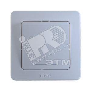 Выключатель одноклавишный скрытый с индикацией белый 16А