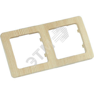 MASTER Рамка на 2 поста, сосна