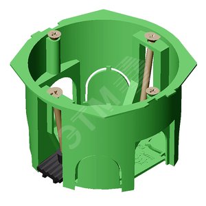 Коробка установочная 68х45мм для полых стен       пл.лапки