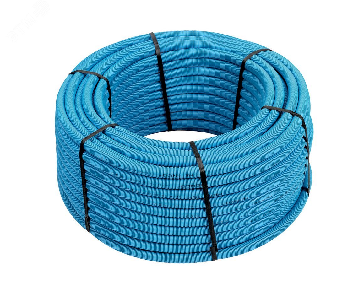 Труба гофрированная 30 синяя, для трубы 20, бухта 50м