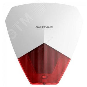 Оповещатель сирена проводная внутренняя (Красная) пластик ABS