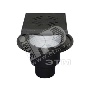 Трап вертикальный 310NPrG с сифоном в подрамнике 150х150 мм DN 50/75/110