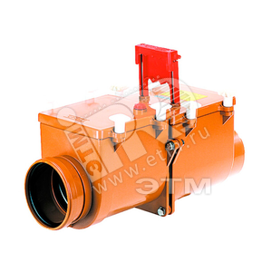 Затвор канализационный двухкамерный 710.2 механический с запирающими заслонками DN110