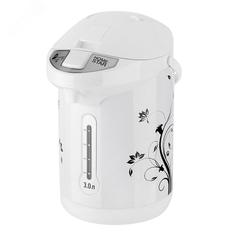 Термопот HS-5005 на 3л и 750 Вт, 2 способа подачи воды
