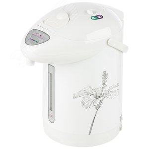 Термопот HS-5001 на 2.5л, рисунок - ''Серые цветы''