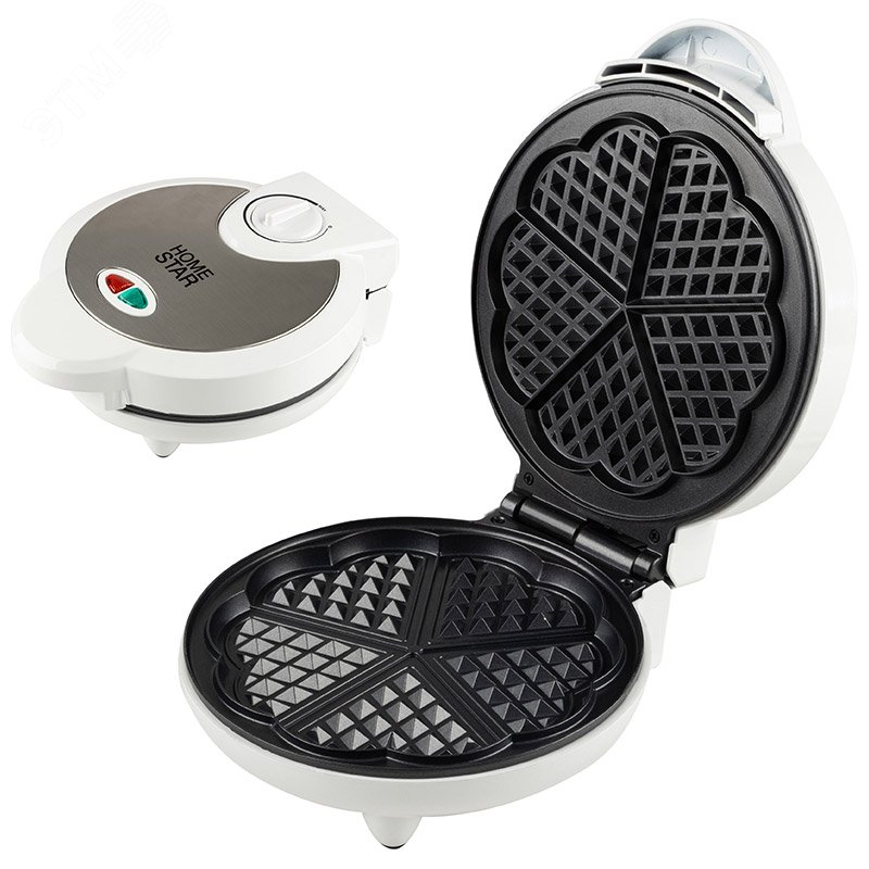 Вафельница HS-2029 на 1200 Вт, форма - венская вафля