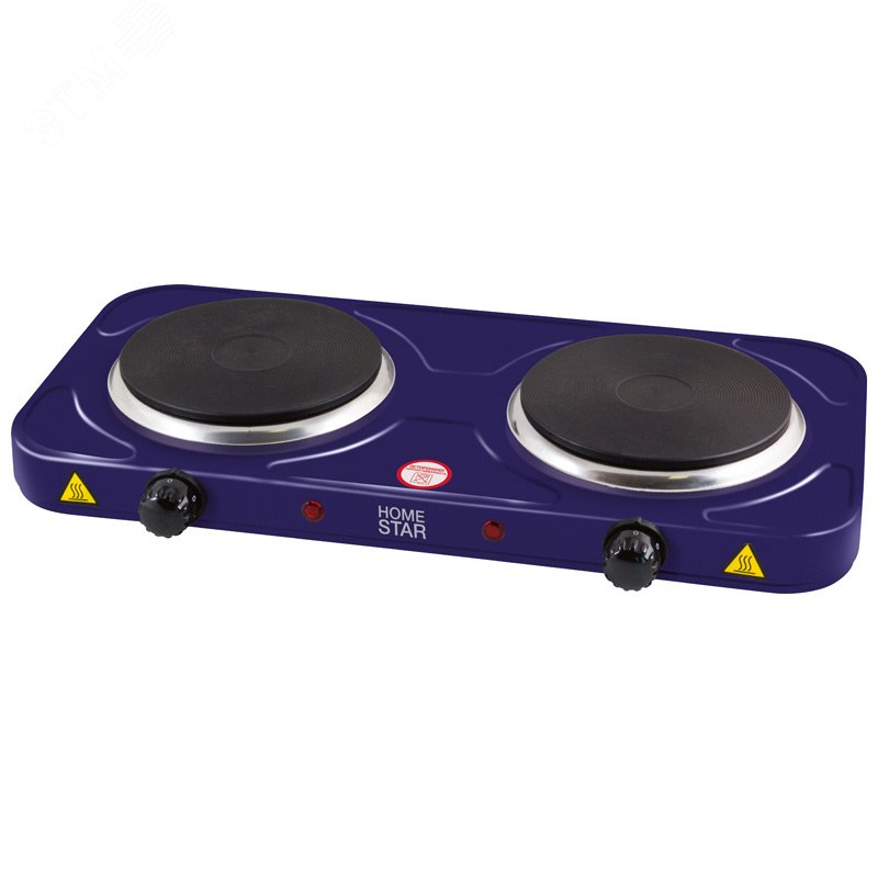 Электроплитка HS-1104, нагревательная плита из чугуна, цвет сапфир