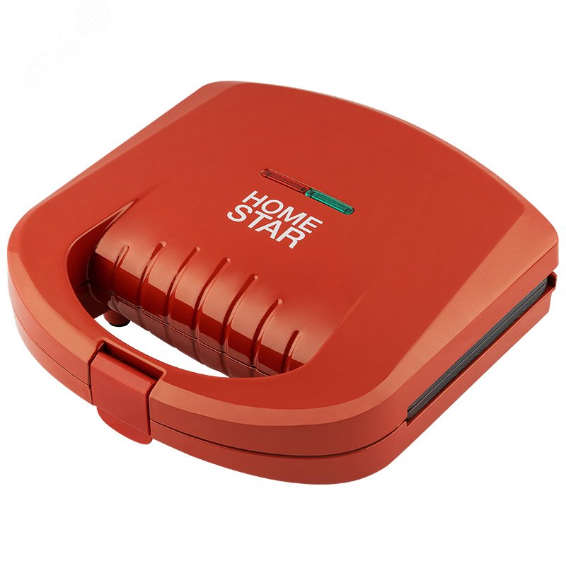 Сэндвич-тостер HS-2003 на 800 Вт, цвет красный